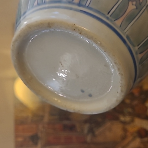 LARGE CERAMIC CHINOISERIE VASE - Picture 7 of 9